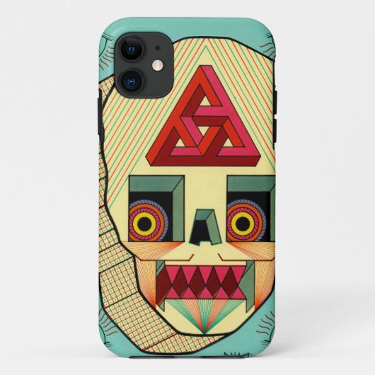 Coques Case-Mate iPhone crâne de robot (Dos)