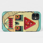 Coques Case-Mate iPhone crâne de robot (Dos (Horizontal))