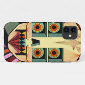 Coques Case-Mate iPhone crâne de robot (Dos (Horizontal))