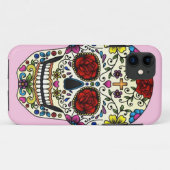 Coques Case-Mate iPhone crâne de sucre (Dos (Horizontal))