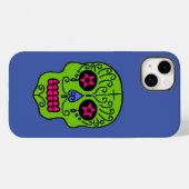 Coques Case-Mate iPhone Crâne de Sucre (Verso (horizontal))