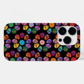 Coques Case-Mate iPhone Crâne de Sucre Fleur (Verso (horizontal))