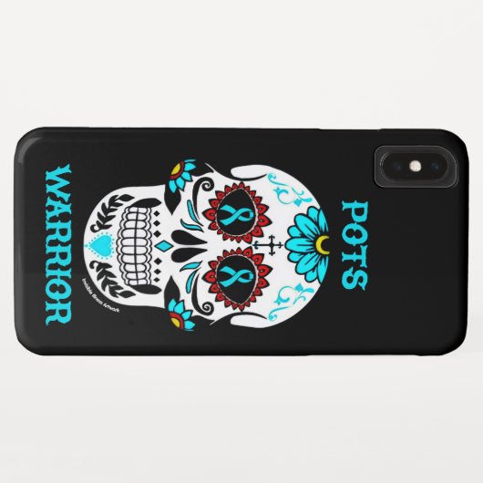 Coques Case-Mate iPhone Crâne de sucre/Guerrier...POTS (Dos (Horizontal))