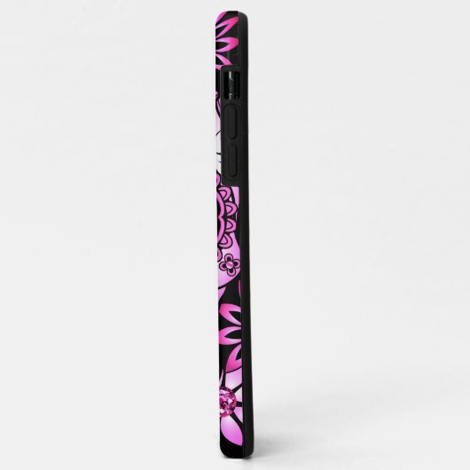 Coques Case-Mate iPhone Crâne de sucre pourpre (Dos/Gauche)