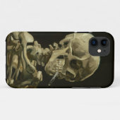 Coques Case-Mate iPhone Crâne de Van Gogh avec la cigarette brûlante (Dos (Horizontal))