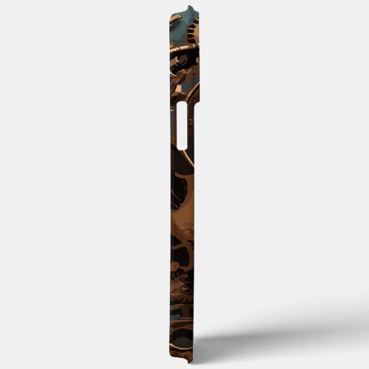 Coques Case-Mate iPhone Crâne décoratif Steampunk (Verso / Droite)