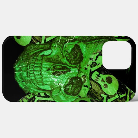 Coques Case-Mate iPhone Crâne d'Halloween #2 (Verso (horizontal))