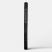 Coques Case-Mate iPhone Crâne d'oiseaux dorés sur arrière - plan noir (Verso / Gauche)