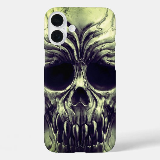 Coques Case-Mate iPhone Crâne effrayant (Verso)
