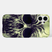 Coques Case-Mate iPhone Crâne effrayant (Verso (horizontal))