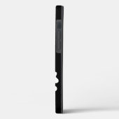 Coques Case-Mate iPhone crâne effrayant sur fond noir (Verso / Gauche)