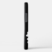 Coques Case-Mate iPhone crâne effrayant sur fond noir (Verso / Droite)