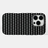 Coques Case-Mate iPhone crâne effrayant sur fond noir (Verso (horizontal))
