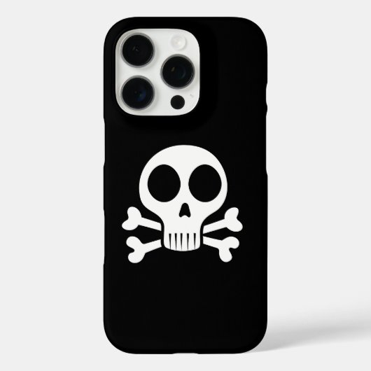 Coques Case-Mate iPhone crâne effrayant sur fond noir (Verso)