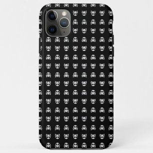 Case-Mate iPhone Case crâne effrayant sur fond noir