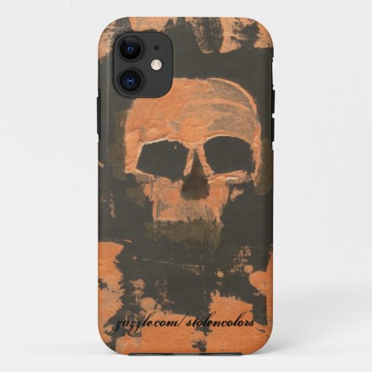 Coques Case-Mate iPhone Crâne en cuivre (Dos)