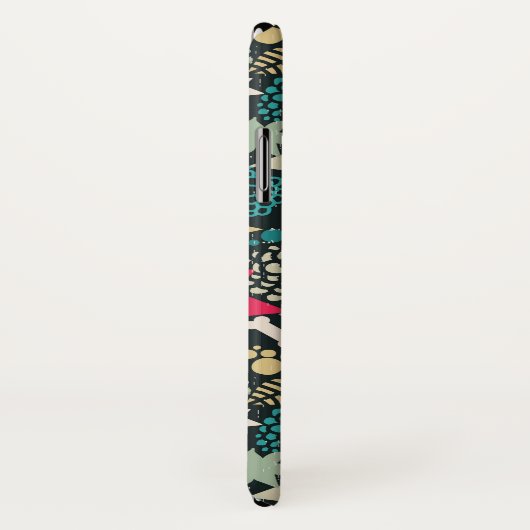 Coques Case-Mate iPhone Crâne en fleurs (Dos/Droite)