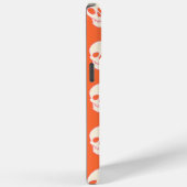 Coques Case-Mate iPhone Crâne en rose, orange et crème (Verso / Droite)