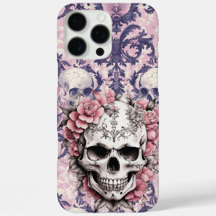 Coques iPhone 16 Pro Max Crâne en sucre rose