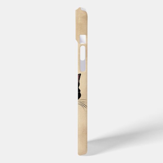 Coques Case-Mate iPhone Crâne et chat noir (Verso / Gauche)