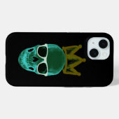 Coques Case-Mate iPhone Crâne et couronne en verre (Verso (horizontal))