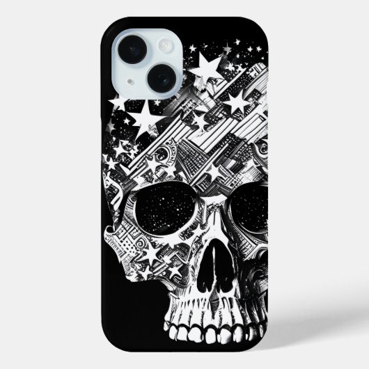 Coques Case-Mate iPhone Crâne et étoiles IV (Verso)