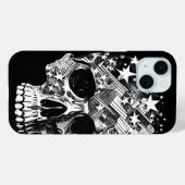 Coques Case-Mate iPhone Crâne et étoiles IV (Verso (horizontal))