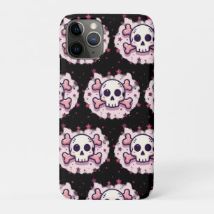 Case-Mate iPhone Case Crâne et Os en Rose Pastel