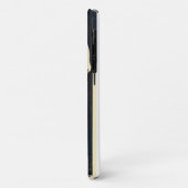 Coques Case-Mate iPhone Crâne et os noirs (Dos/Gauche)