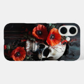 Coques Case-Mate iPhone Crâne et pavois (Verso (horizontal))