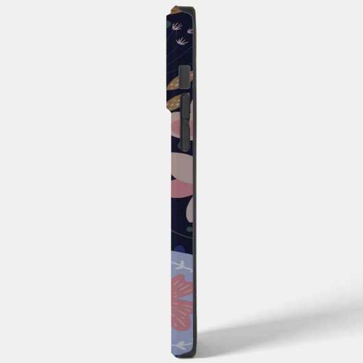 Coques Case-Mate iPhone Crâne floral (Verso / Gauche)