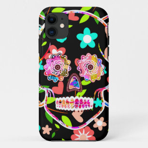Case-Mate iPhone Case Crâne floral coloré mignon