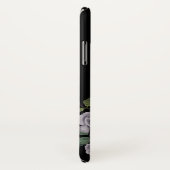 Coques Case-Mate iPhone Crâne Floral Rose Noir Blanc Goth Halloween (Dos/Droite)