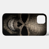 Coques Case-Mate iPhone Crâne foncé décoré (Verso (horizontal))