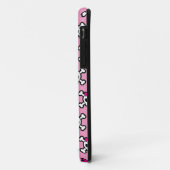 Coques Case-Mate iPhone crâne girly et motif punk des os croisés (Dos/Gauche)