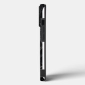 Coques Case-Mate iPhone Crâne gothique éffrayant noir et gris (Verso / Gauche)