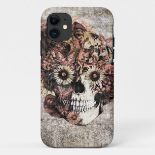 Case-Mate iPhone Case Crâne grunge d'ohm d'automne