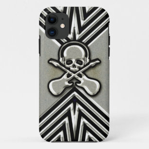 Coques Pour iPhone Crâne, guitares et écouteurs