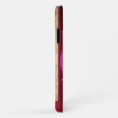 Coques Case-Mate iPhone Crâne hippie américain personnalisé (Dos/Droite)