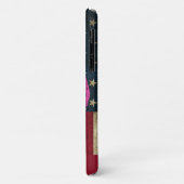 Coques Case-Mate iPhone Crâne hippie américain personnalisé (Dos/Gauche)