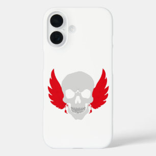 Coques iPhone 16 crâne incroyable avec des ailes