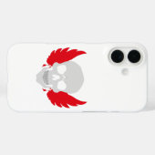 Coques Case-Mate iPhone crâne incroyable avec des ailes (Verso (horizontal))