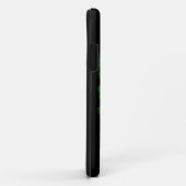 Coques Case-Mate iPhone Crâne italien de drapeau sur le noir (Dos/Droite)