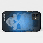 Coques Case-Mate iPhone Crâne Kettlebell - bleu - édition limitée (Dos (Horizontal))
