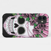 Coques Case-Mate iPhone Crâne Lady Sugar (Dos (Horizontal))
