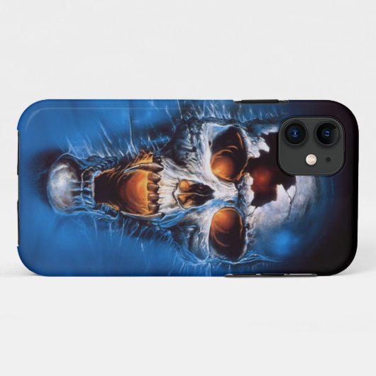 Coques Case-Mate iPhone Crâne mauvais (Dos (Horizontal))
