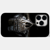 Coques Case-Mate iPhone Crâne moderne noir (Verso (horizontal))