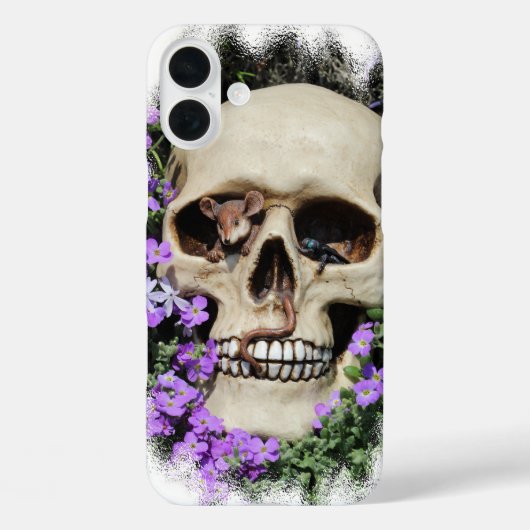 Coques Case-Mate iPhone Crâne mort - Gothic / iPhone (Verso)