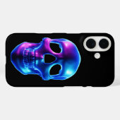 Coques Case-Mate iPhone Crâne Néon (Verso (horizontal))