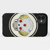 Coques Case-Mate iPhone Crâne observé par trois (Dos (Horizontal))